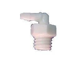 10-32 x 1/8" Plastic Barb Elbow Pack of 10 DCI 0081