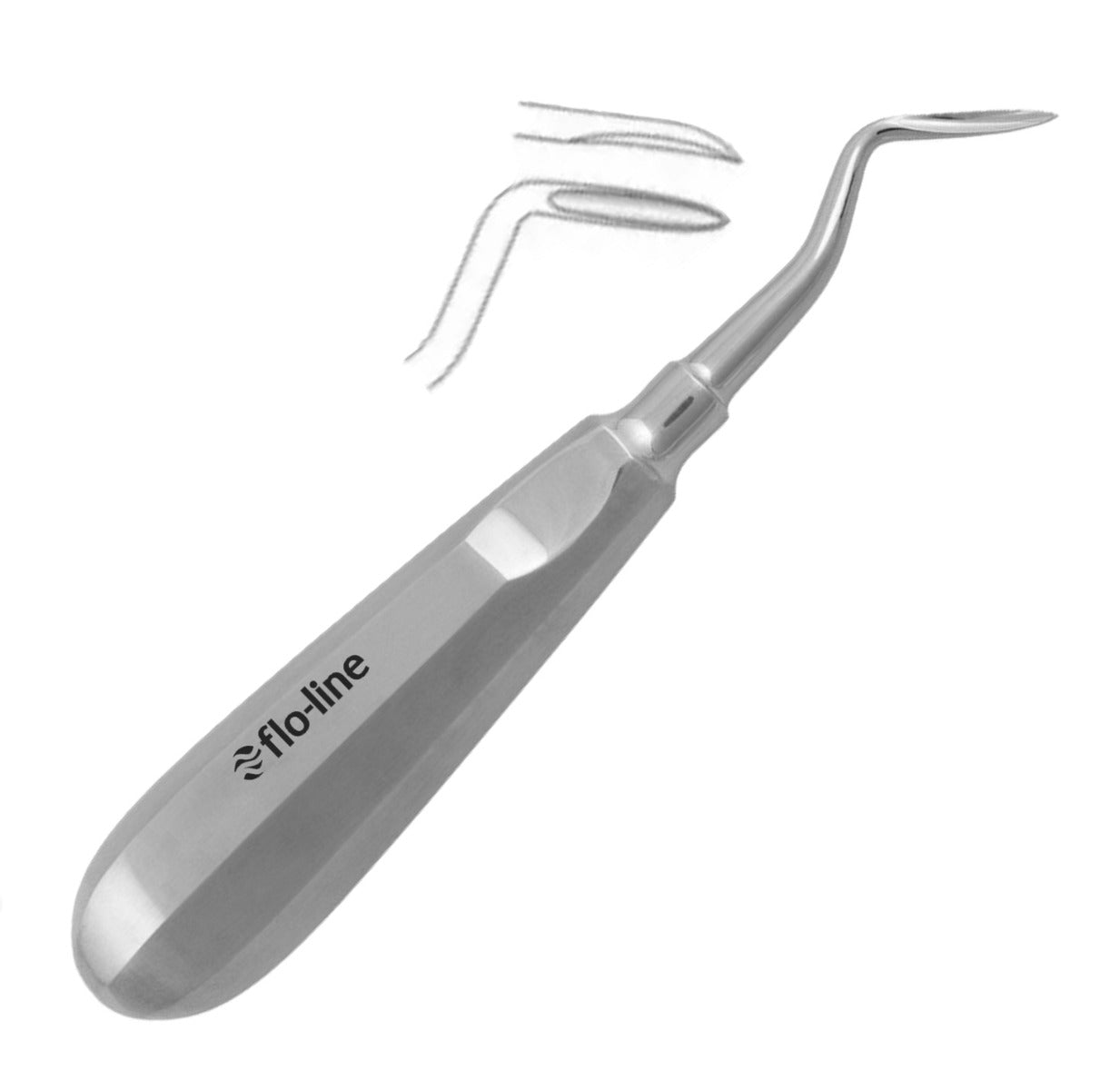 FLO-LINE Apical Root Elevator - Left Pointed