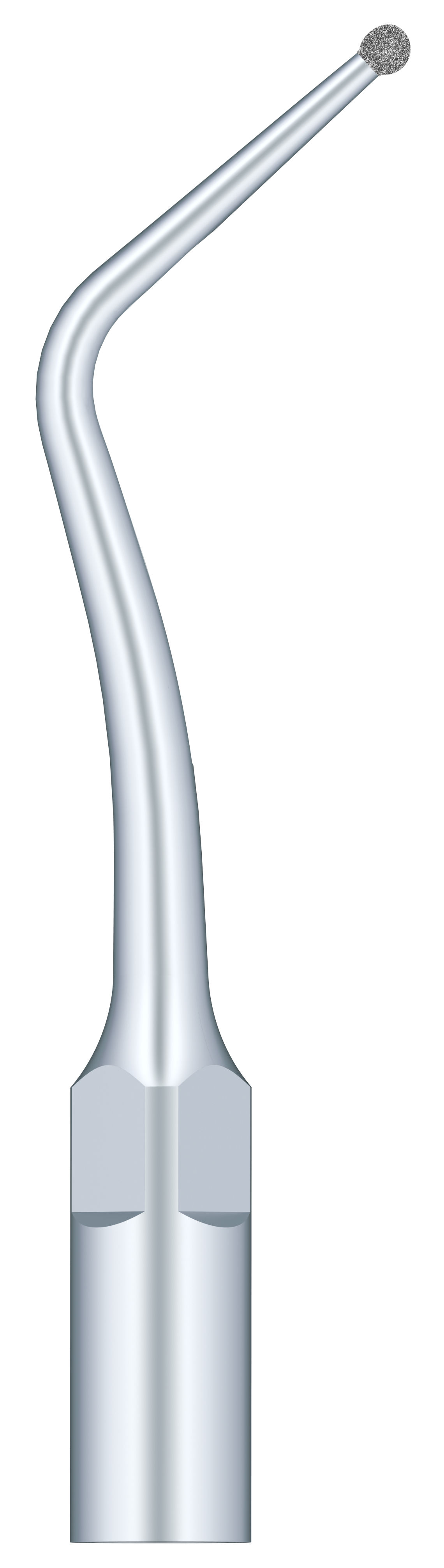 Half Ball Diamond Tip. Set 45° To The Right To Remove The Carious Teeth Without Damaging The Adjacent Teeth SBR