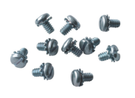 Zinc Slotted Pan Head Screw 6-32 x 1/4 DCI 9024