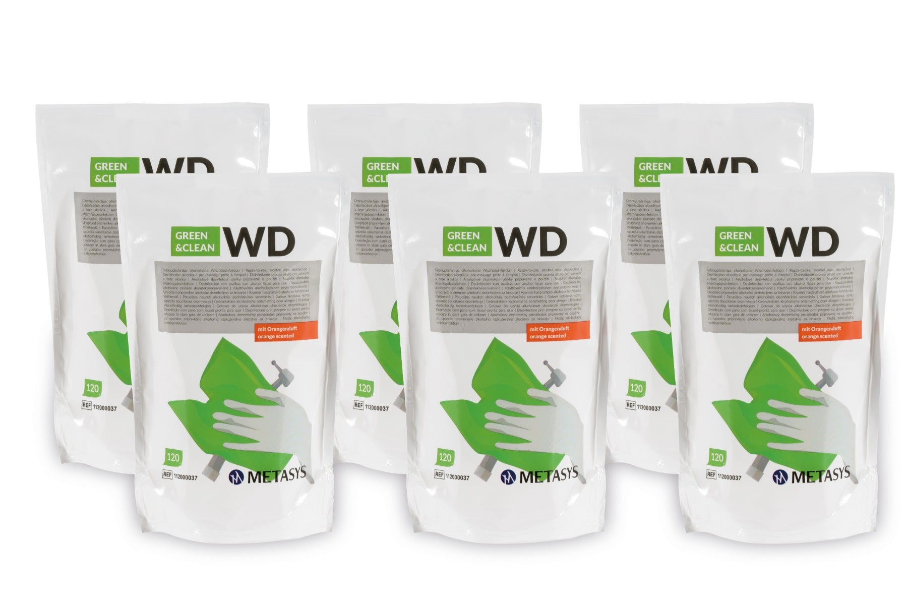 Metasys GREEN & CLEAN WD Wipe disinfection for small areas (Buy 1 Get 1 FREE)