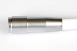 Grey Fibre Optic Silicone Hose