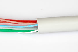 Grey Fibre Optic Silicone Hose