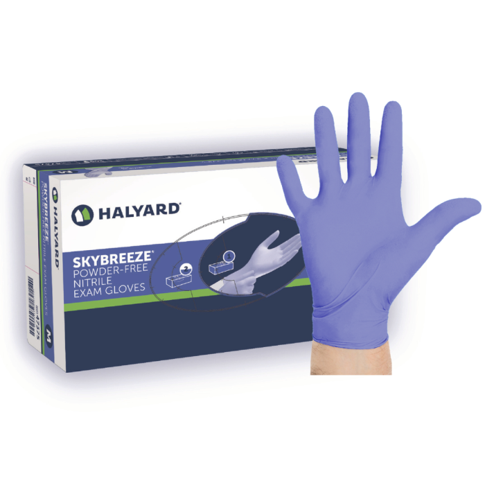 HALYARD Skybreeze Nitrile Exam Gloves Small (200)