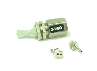 Toggle Valve, Momentary, 3-Way, Normally Closed, Grey DCI 7026
