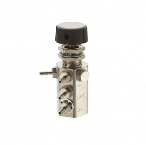 Water Relay, Combo Valve, w/Double Barb, Black Knob DCI 7307