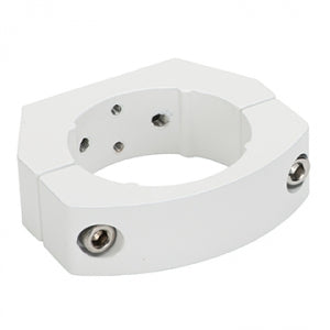 White Powder Coat Adapter to Mount Water System to 2" Post DCI 8162