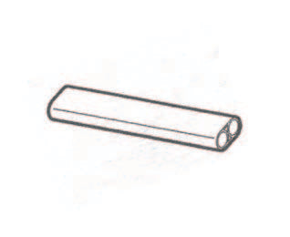 Asepsis Style 2 - Hole Syringe Tubing 2m Grey DCI 232