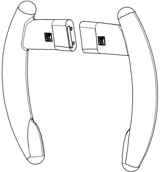 Faro L&R Handles W/Closure System White