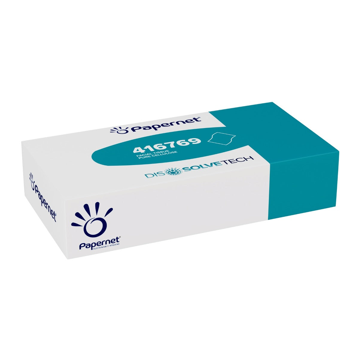 PAPERNET Dissolve-Tech Facial Tissues 416769