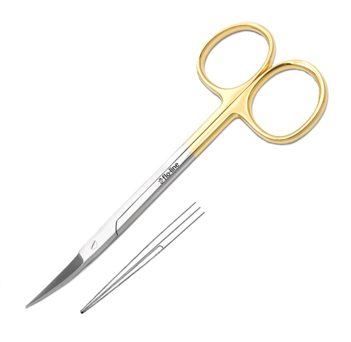 FLO-LINE Iris Scissors TC - Straight 11.5cm