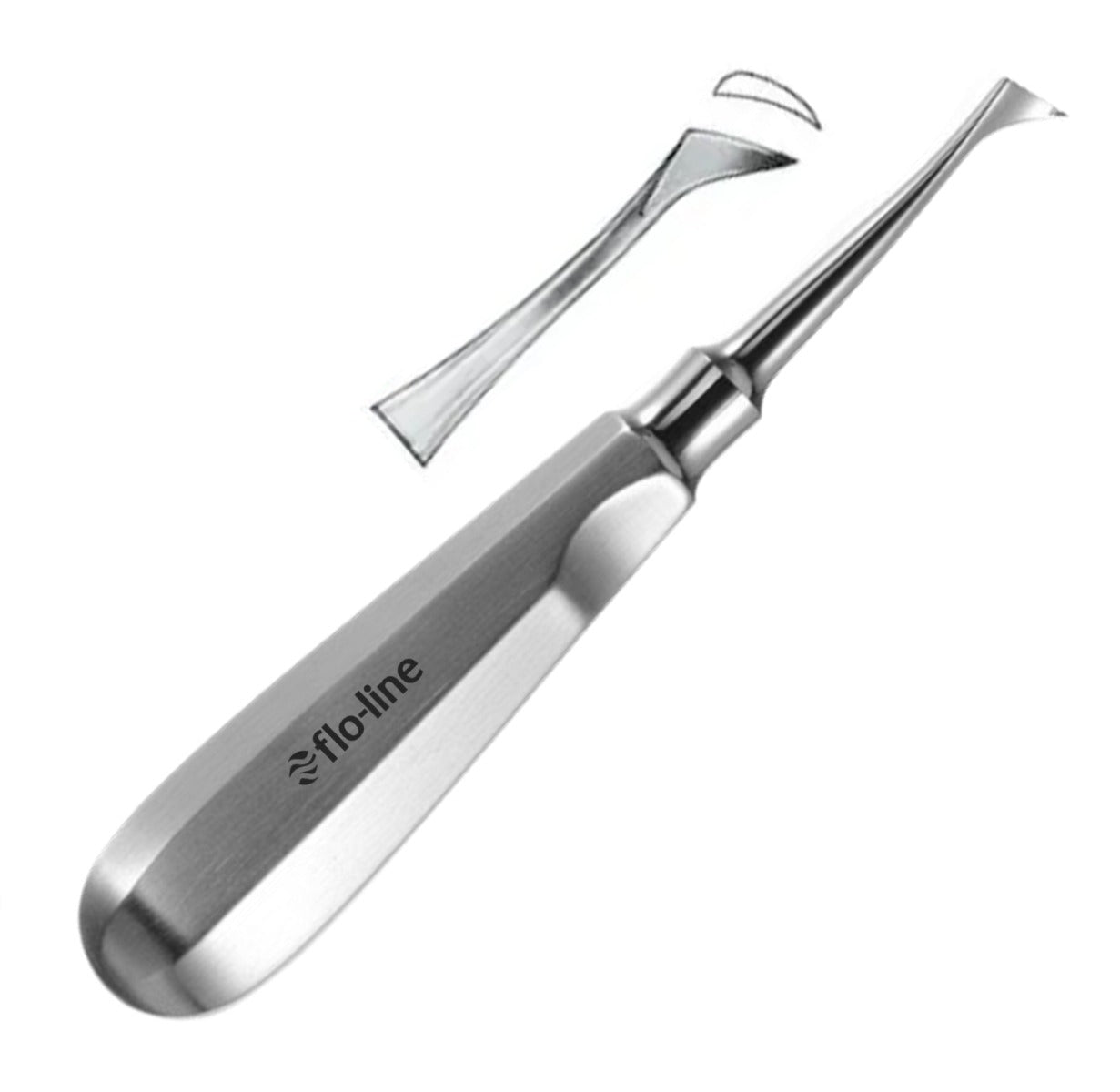 FLO-LINE Cryer Root Elevator Left Narrow
