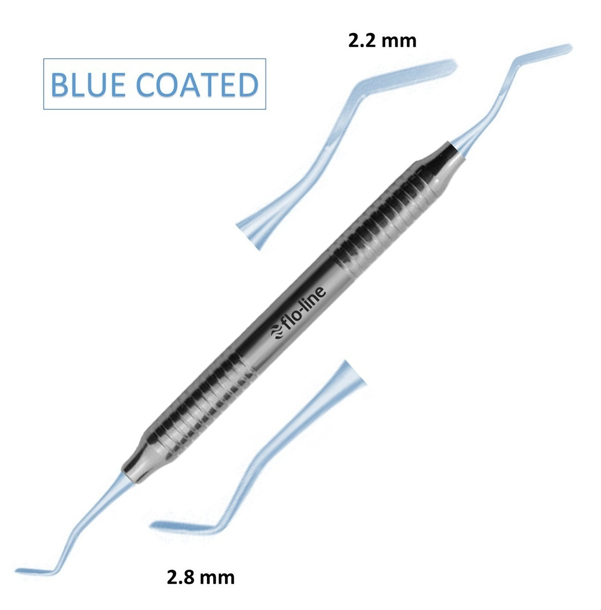 Flo Line HOPSON SPATULA 2.2/2.8 MM, BLUE COATED
