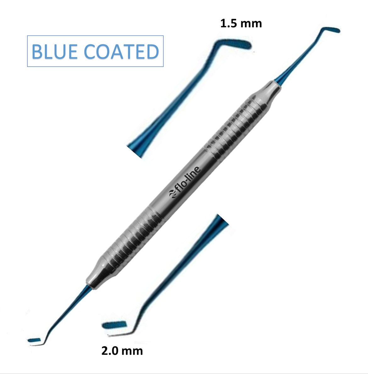 Flo Line HOPSON SPATULA 2.2/2.8 MM, BLUE COATED