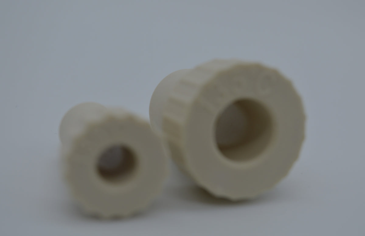 Autoclavable Plastic Adaptors White