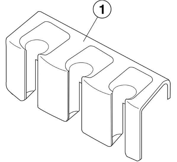 Belmont Handpiece Holder for 3 Handpieces (Top Shell)