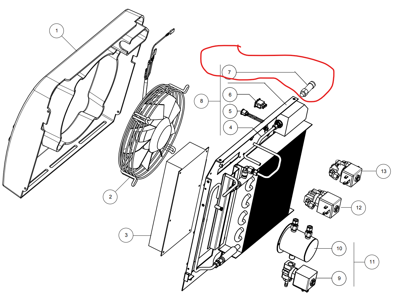 Faro safety valve for SK07 SP707176