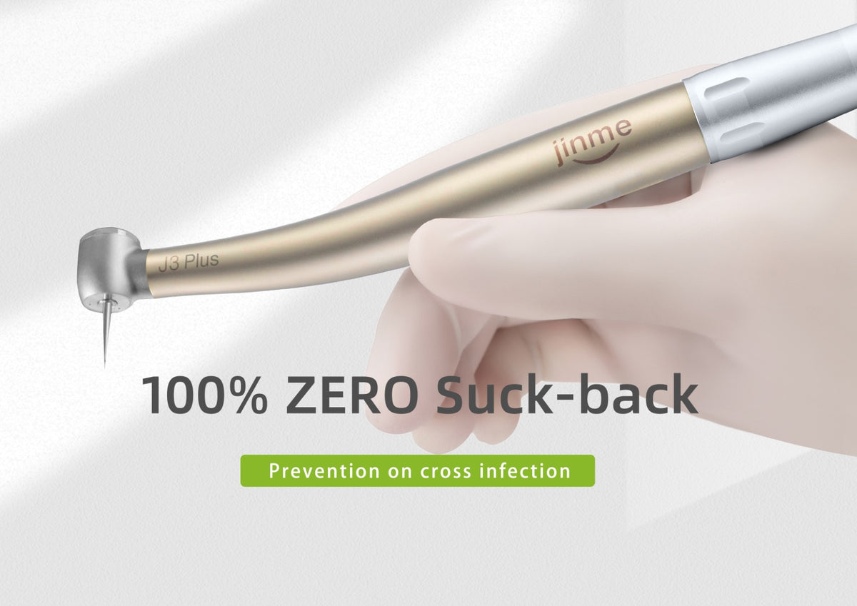 Jinme J3-SU High Speed Dental Turbine, Zero Reverse Water Flow