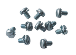 Zinc Slotted Pan Head Screw 6-32 x 1/4 DCI 9024
