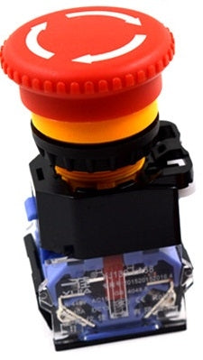 Red Emergency Stop Button-Resettable