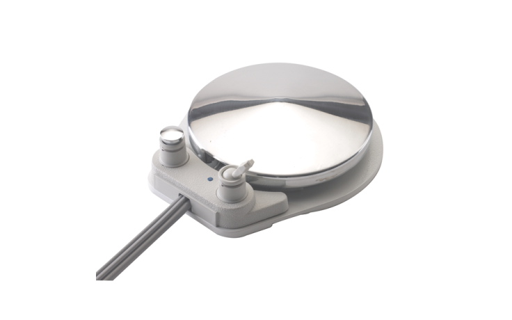 Wet/Dry Foot Control with Chip Blower & Water Toggle Valve (Grey Tubing) DCI 6315