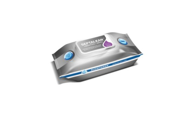 SEPTALKAN Wipes (Alcohol Free) 100 "Flow pack"